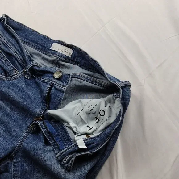 Ann Taylor Loft Denim Jeans Shorts - Picture 9 of 12